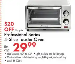 Boscov's Professional Series 4-Slice Toaster Oven offer