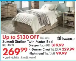 Boscov's Summit Station Twin Mates Bed offer