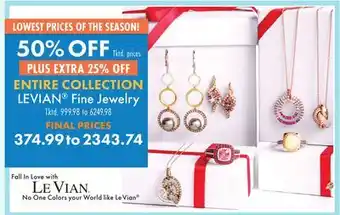 Boscov's ENTIRE COLLECTION LEVIAN Fine Jewelry offer