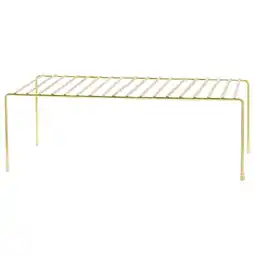 Walmart Better Houseware 185/B Small Storage Shelf (Brass) offer