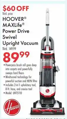 Boscov's HOOVER MAXLife Power Drive Swivel Upright Vacuum offer