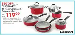 Boscov's CUISINART 11-Piece Ceramica XT Cookware Set offer