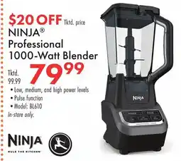 Boscov's NINJA Professional 1000-Watt Blender offer