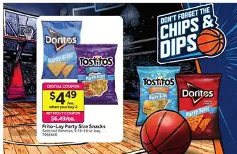 Stop&Shop Frito-Lay Party Size Snacks offer