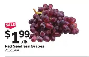 Stop&Shop Red Seedless Grapes offer