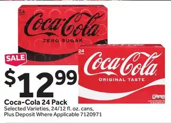 Stop&Shop Coca-Cola 24 Pack offer