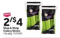 Stop&Shop Stop & Shop Celery Sticks offer