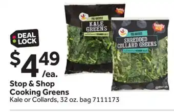 Stop&Shop Stop & Shop Cooking Greens offer