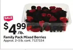 Stop&Shop Family Pack Mixed Berries offer