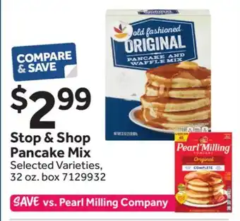 Stop&Shop Stop & Shop Pancake Mix offer