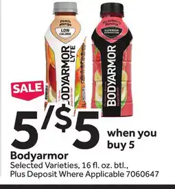 Stop&Shop Bodyarmor offer