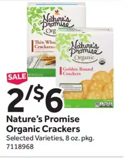 Stop&Shop Nature's Promise Organic Crackers offer