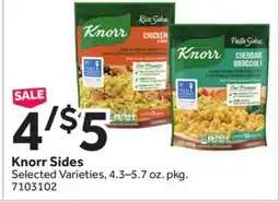 Stop&Shop Knorr Sides offer