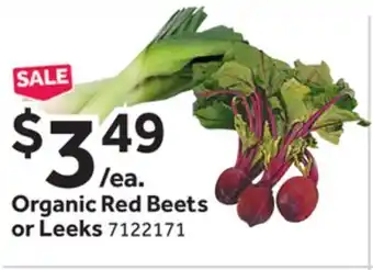 Stop&Shop Organic Red Beets or Leeks offer