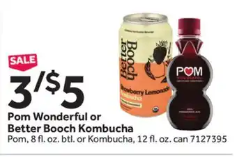 Stop&Shop Pom Wonderful or Better Booch Kombucha offer