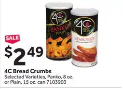 Stop&Shop 4C Bread Crumbs offer