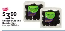 Stop&Shop Driscoll's Organic Blackberries offer