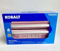 Walmart Kobalt Mini 2-Drawer Pink Steel Tool Box offer