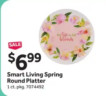 Stop&Shop Smart Living Spring Round Platter offer