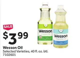 Stop&Shop Wesson Oil offer