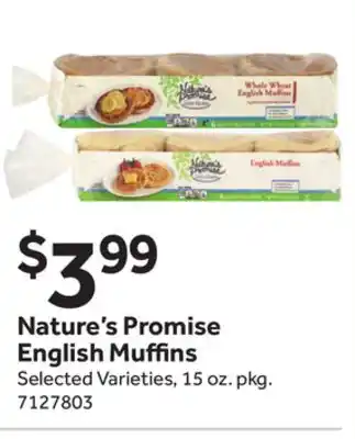 Stop&Shop Nature's Promise English Muffins offer