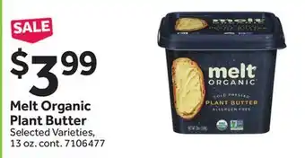 Stop&Shop Melt Organic Plant Butter offer