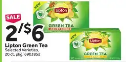 Stop&Shop Lipton Green Tea offer