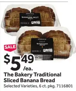 Stop&Shop The Bakery Traditional Sliced Banana Bread offer