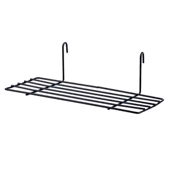 Walmart Rack Shelf Grid Panel Shelf Interlocking Shelf Racks Hanger Wire Storage Basket Rack offer