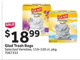 Stop&Shop Glad Trash Bags offer