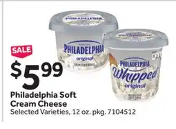 Stop&Shop Philadelphia Soft Cream Cheese offer