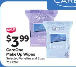 Stop&Shop CareOne Make Up Wipes offer