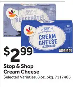 Stop&Shop Stop & Shop Cream Cheese offer