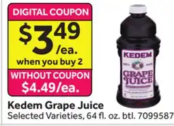 Stop&Shop Kedem Grape Juice offer