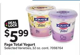 Stop&Shop Fage Total Yogurt offer