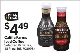 Stop&Shop Califia Farms Iced Coffee offer