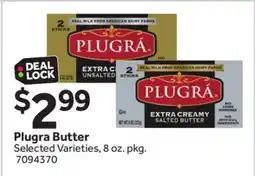 Stop&Shop Plugra Butter offer