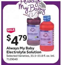 Stop&Shop Always My Baby Electrolyte Solution offer