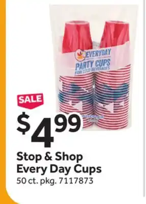 Stop&Shop Stop & Shop Every Day Cups offer