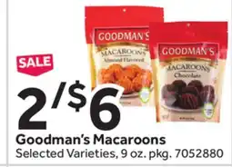 Stop&Shop Goodman's Macaroons offer