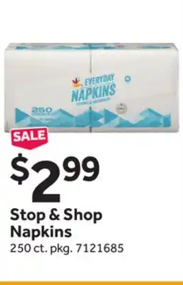 Stop&Shop Stop & Shop Napkins offer