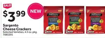 Stop&Shop Sargento Cheese Crackers offer