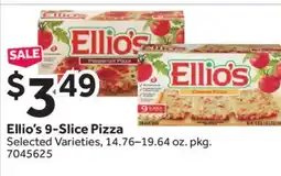 Stop&Shop Ellio's 9-Slice Pizza offer