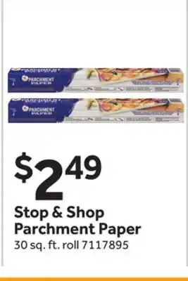 Stop&Shop Stop & Shop Parchment Paper offer