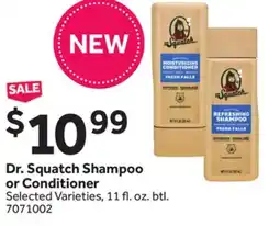 Stop&Shop Dr. Squatch Shampoo or Conditioner offer