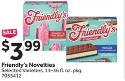 Stop&Shop Friendly's Novelties offer