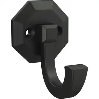 Walmart Better Homes & Gardens Matte Black Hex Hook offer