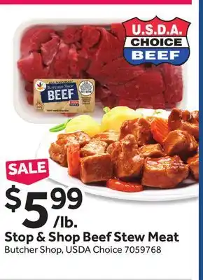 Stop&Shop Stop & Shop Beef Stew Meat offer