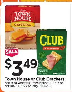 Stop&Shop Town House or Club Crackers offer