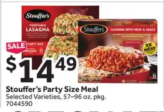 Stop&Shop Stouffer's Party Size Meal offer